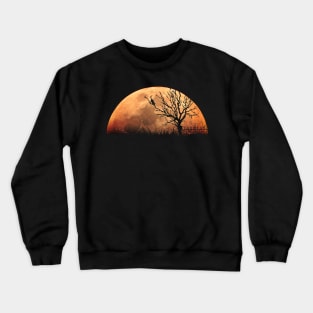 vintage moon night Crewneck Sweatshirt